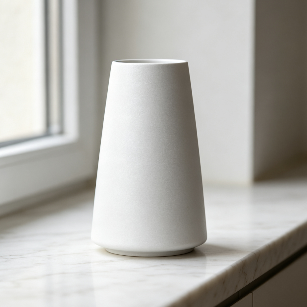9" Ceramic Farmhouse Modern Bohemian Vase